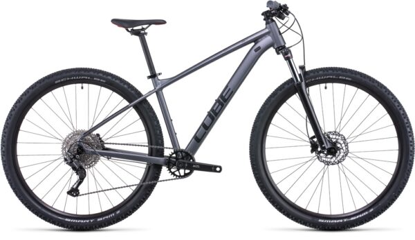 New Cube Aim EX  29 2022 grey n red 1Χ10 deore κ pop lock