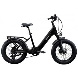 Lombardo Aurelia Compact E-Bike 20" Black Matt - Y Line Version  Fat Bike