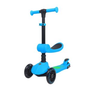 ΠΑΤΙΝΙ ΠΑΙΔΙΚΟ ΤΡΙΤΡΟΧΟ Lamborghini Licensed Kid Scooter 2 ΣΕ 1 ΜΠΛΕ