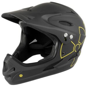Κράνος Full Face - M-Wave Fall Out matt black/yellow (731298)