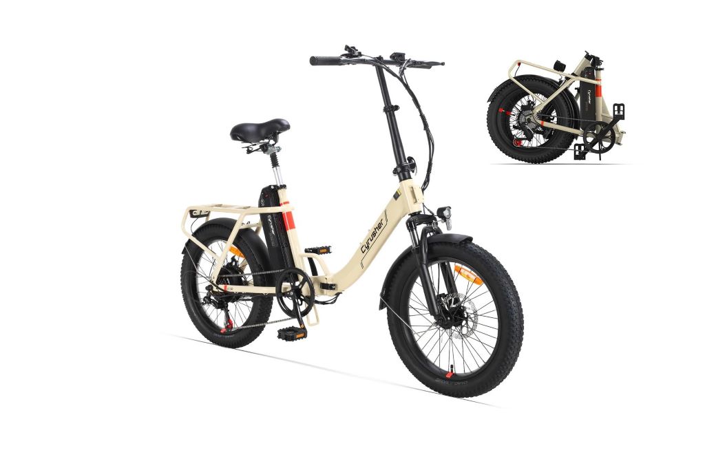 Ηλεκτρικό Ποδήλατο Cyrusher loop αναδιπλώμενο E-Bike (Fat ΜΕ ΔΙΣΚΟΦΡΕΝΑ) - Image 2