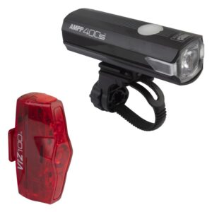 ΣΕΤ ΦΑΝΑΡΙΩΝ (ΕΜΠΡΟΣΘΙΟ: HL-EL084S, ΟΠΙΣΘΙΟ: TL-LD800NB) AMPP400S & VIZ 100 USB-C CATEYE